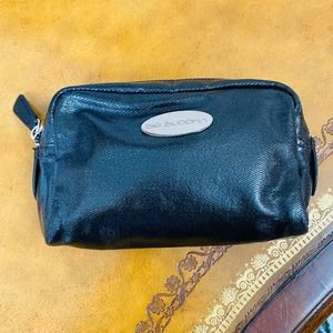 Big Buddha Black Pouch Cosmetic Makeup Zippered Bag Case